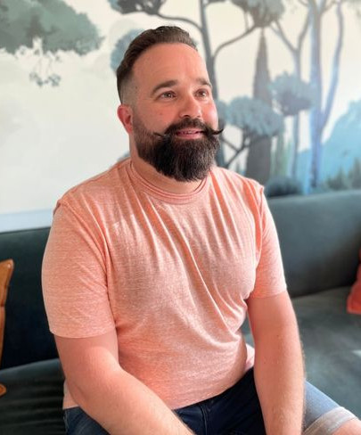 David après sa greffe de cheveux