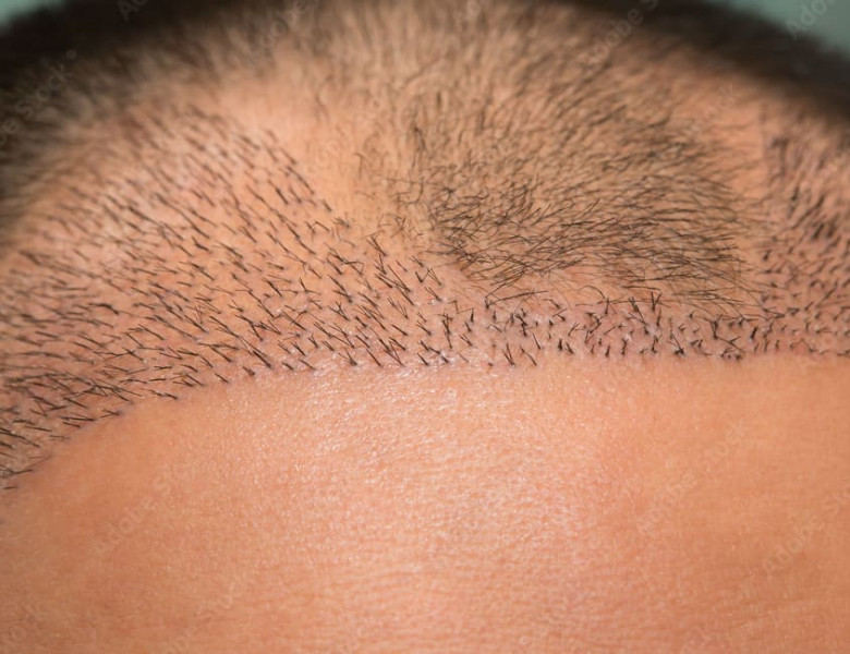 greffons de greffe de cheveux