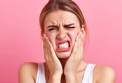 L'importance de l'hygiène dentaire dans la prévention du déchaussement des dents - Vue rapprochée de la gencive récessive et des dents avec signes d'inflammation