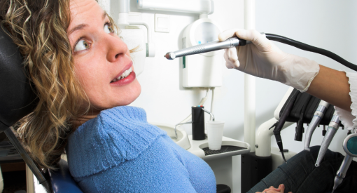 patient ayant peur du dentiste