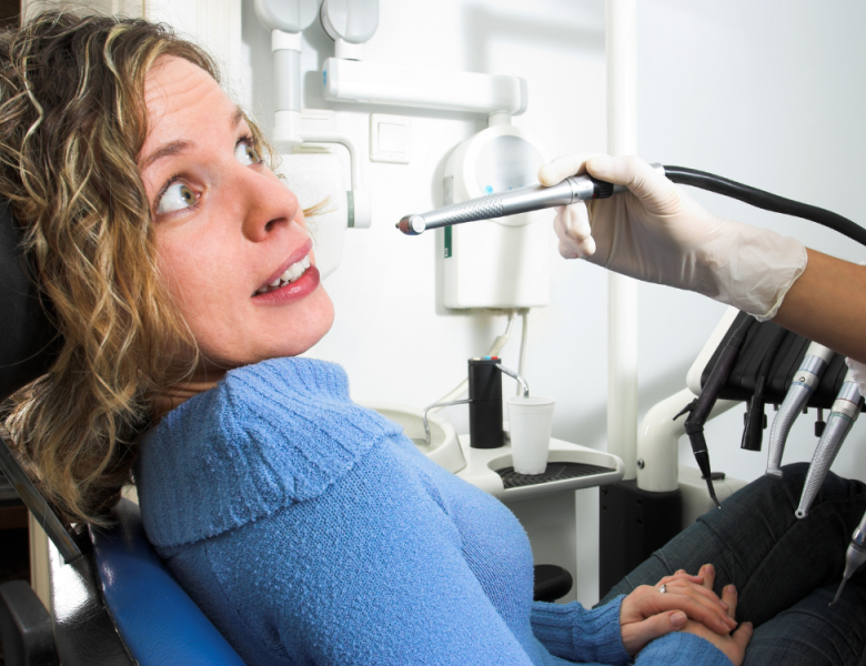 patient ayant peur du dentiste